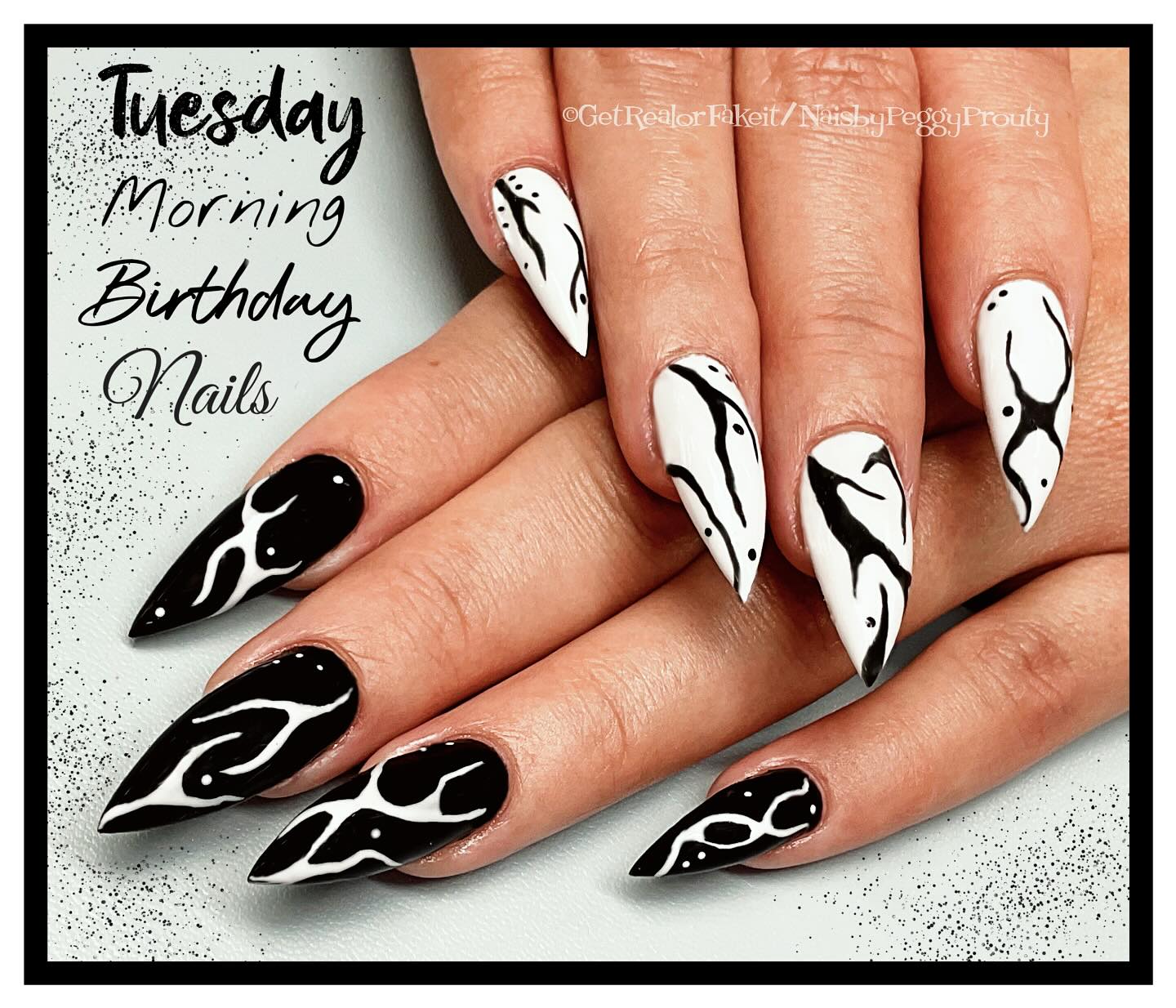GetRealorFakeit nails by Peggy Prouty logo